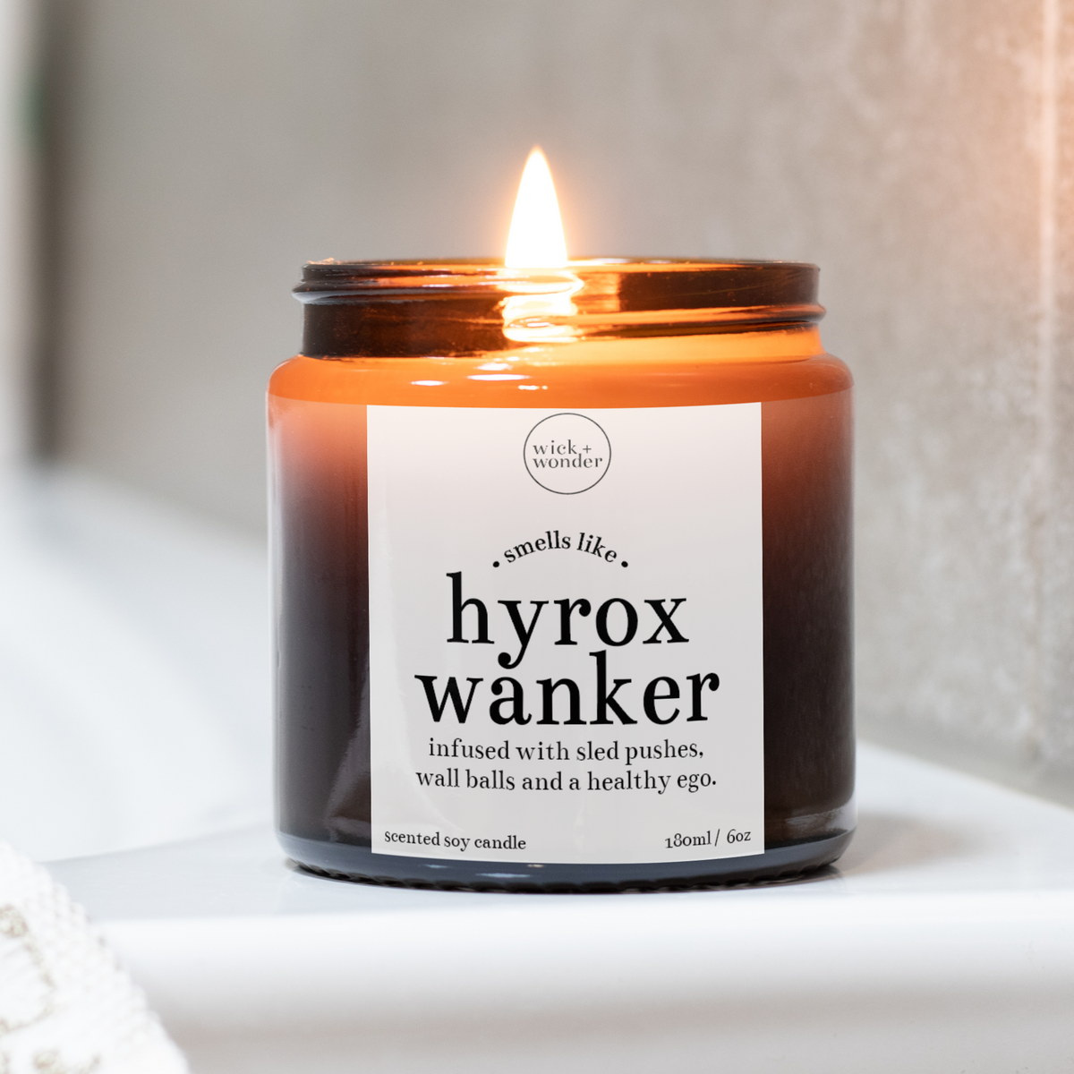 Hyrox Wanker Candle, Hyrox Gift