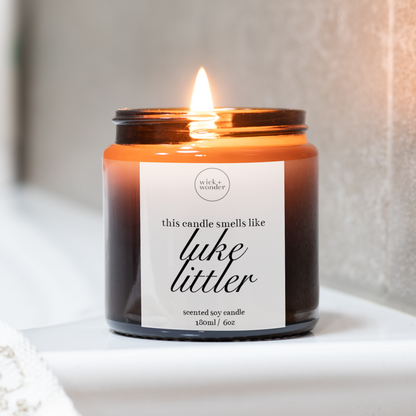 Luke Littler Candle, Funny Darts Gifts