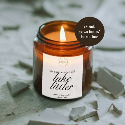 Luke Littler Candle, Funny Darts Gifts