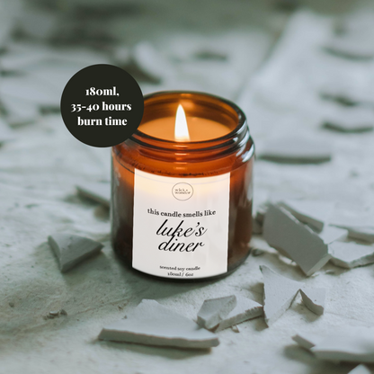Luke's Diner Candle, Gilmore Girls Gifts, Gilmore Girls Candle