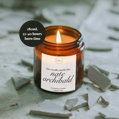 Smells Like Nate Archibald Candle, Gossip Girl Gifts