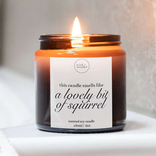 Lovely Bit Of Squirrel Candle, Friday Night Dinner Gifts