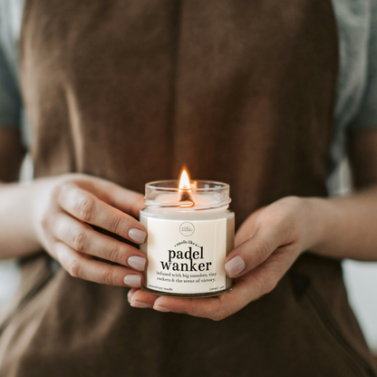 Padel Wanker Candle, Padel Gift Idea