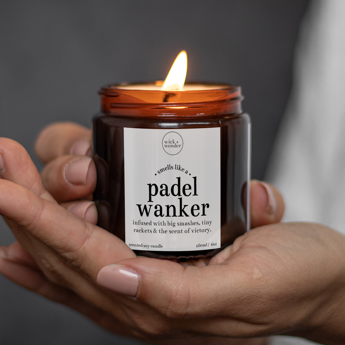Padel Wanker Candle, Padel Gift Idea