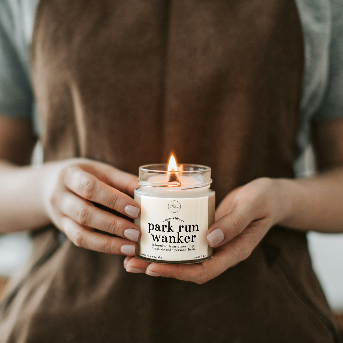 Park Run Wanker Candle, Park Run Gift