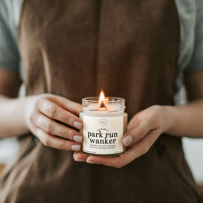 Park Run Wanker Candle, Park Run Gift