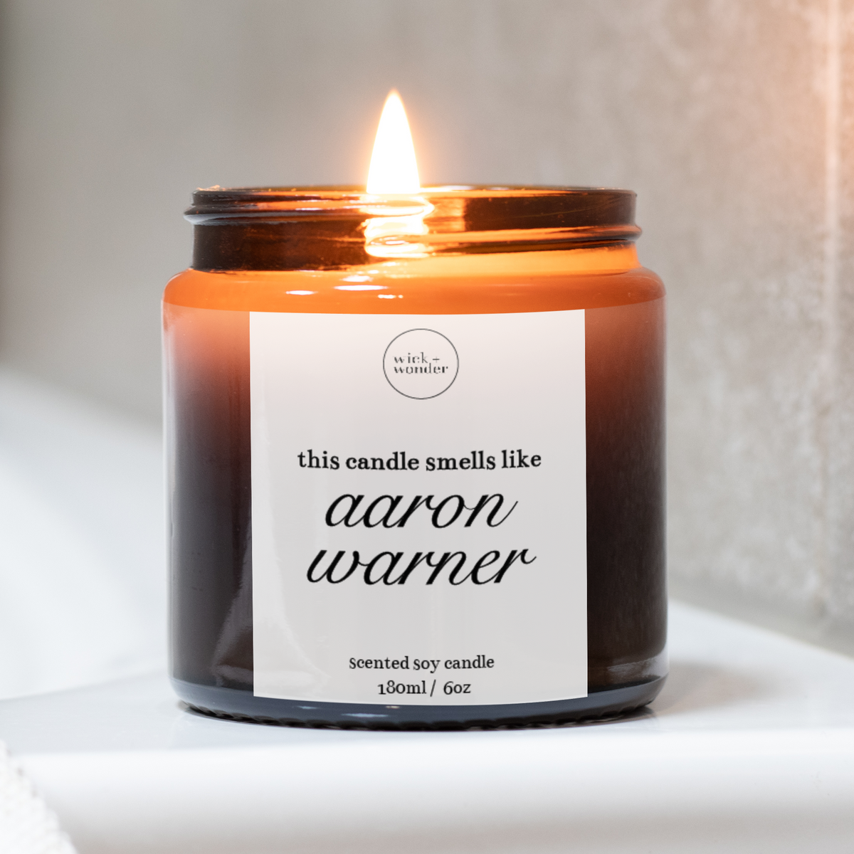 Aaron Warner Candle, Shatter Me Gifts