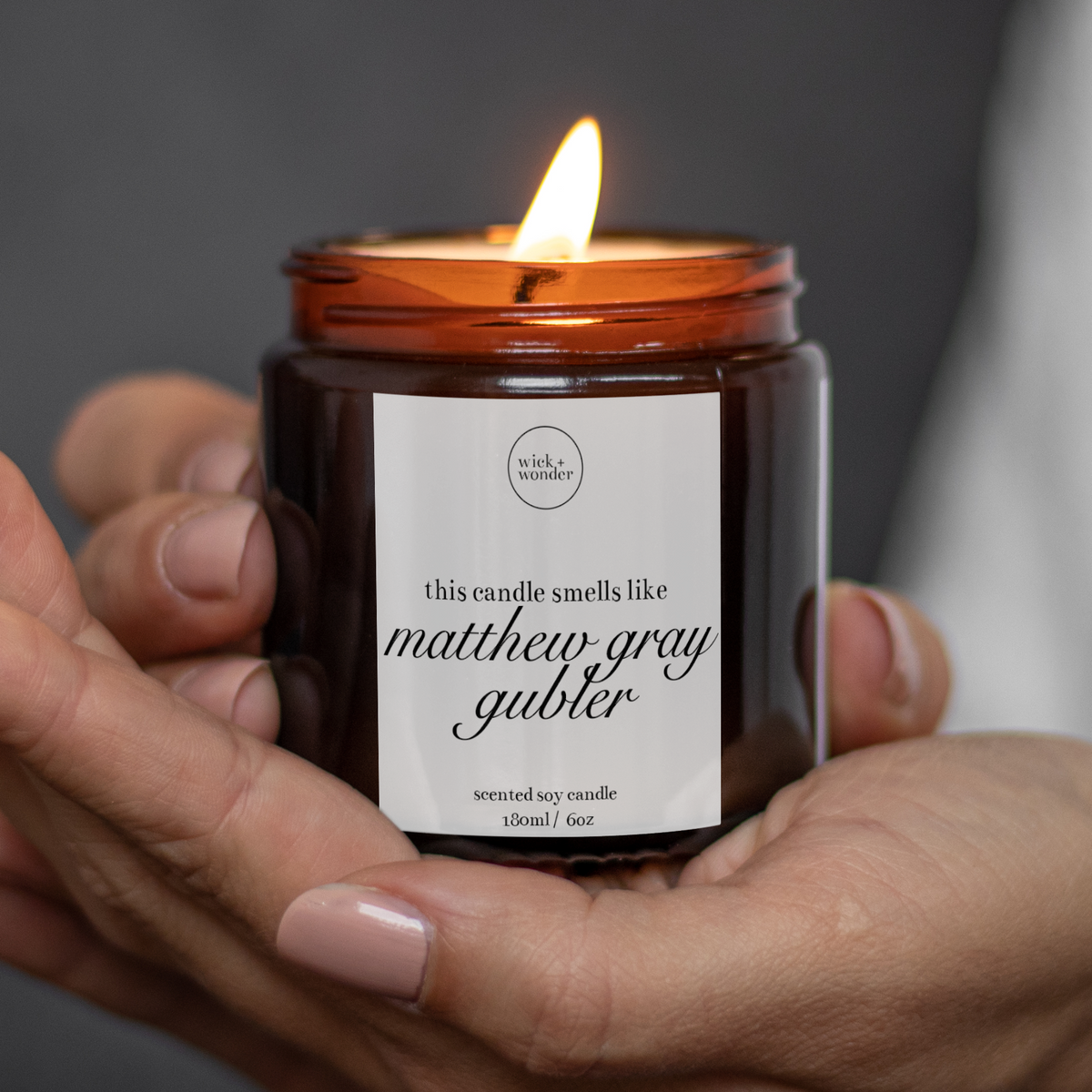 Matthew Gray Gubler Candle, Criminal Minds Gifts