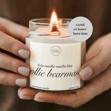 Load image into Gallery viewer, Ollie Bearman Candle, Funny Formula One Gift
