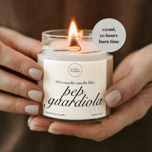 Load image into Gallery viewer, Pep Guardiola Candle, Man City Gifts
