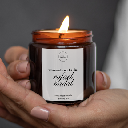 Rafael Nadal Candle, Tennis Gifts
