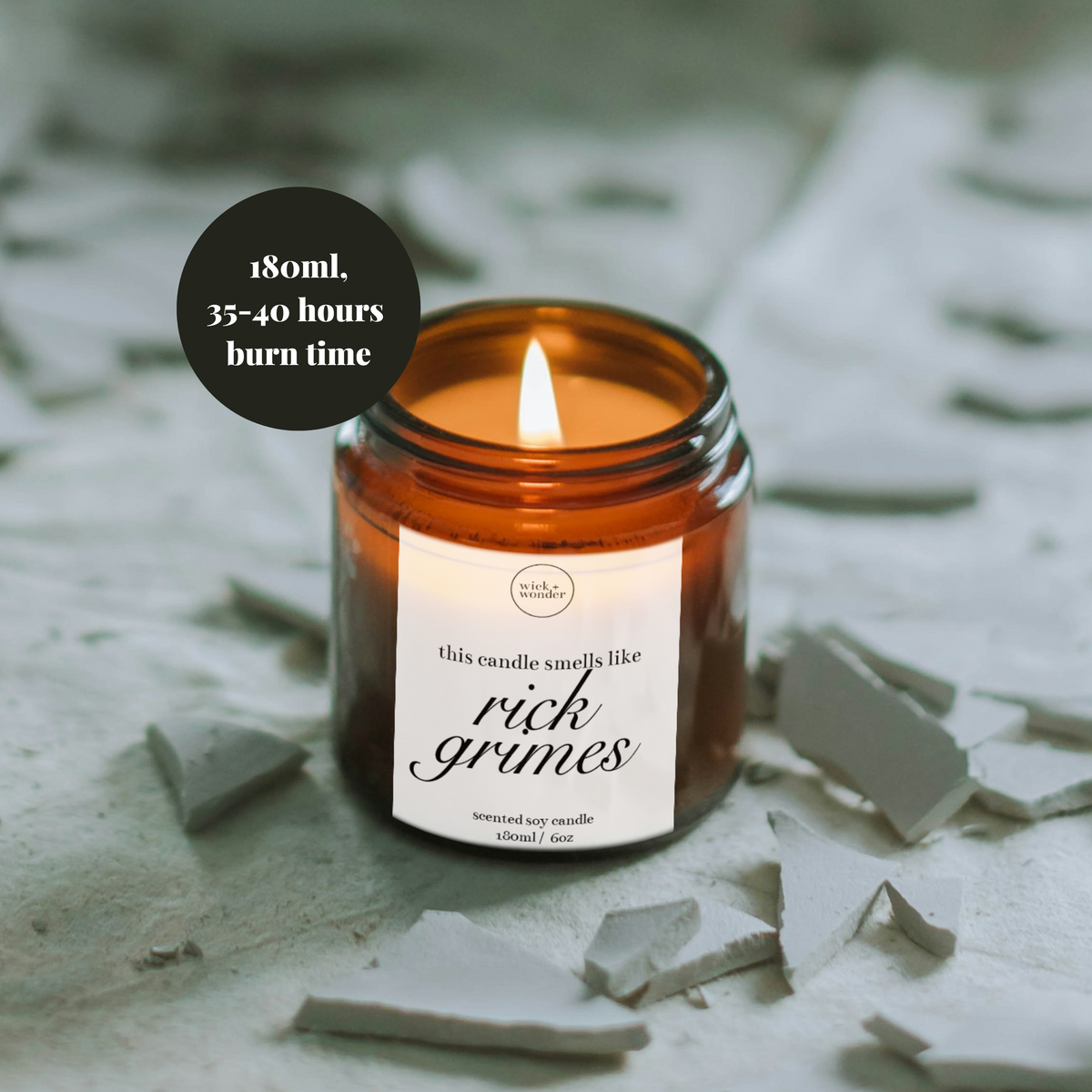 Rick Grimes Candle, The Walking Dead Gifts