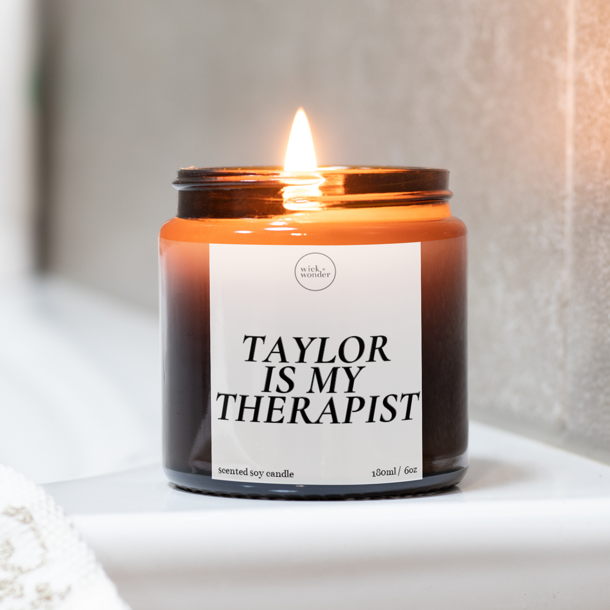 Taylor Swift Is My Therapist Candle, Swiftie Gifts