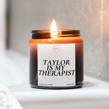 Load image into Gallery viewer, Taylor Swift Is My Therapist Candle, Swiftie Gifts
