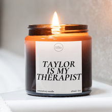 Load image into Gallery viewer, Taylor Swift Is My Therapist Candle, Swiftie Gifts
