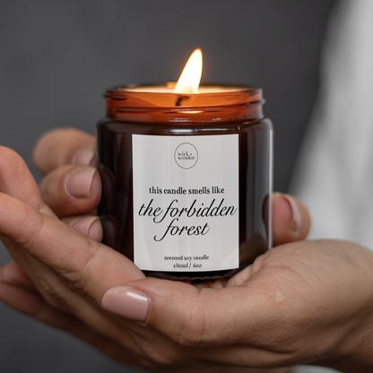 The Forbidden Forest Candle, Harry Potter Gifts