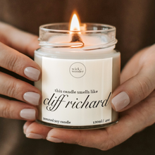 Load image into Gallery viewer, Cliff Richard Candle Gift, Celebrity Candles
