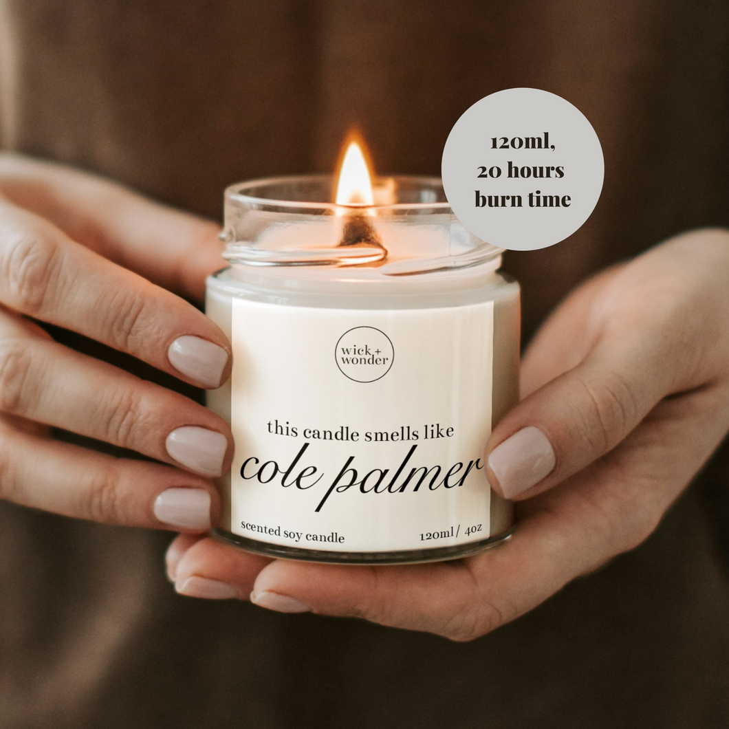 Smells Like Cole Palmer Candle, Football Gifts