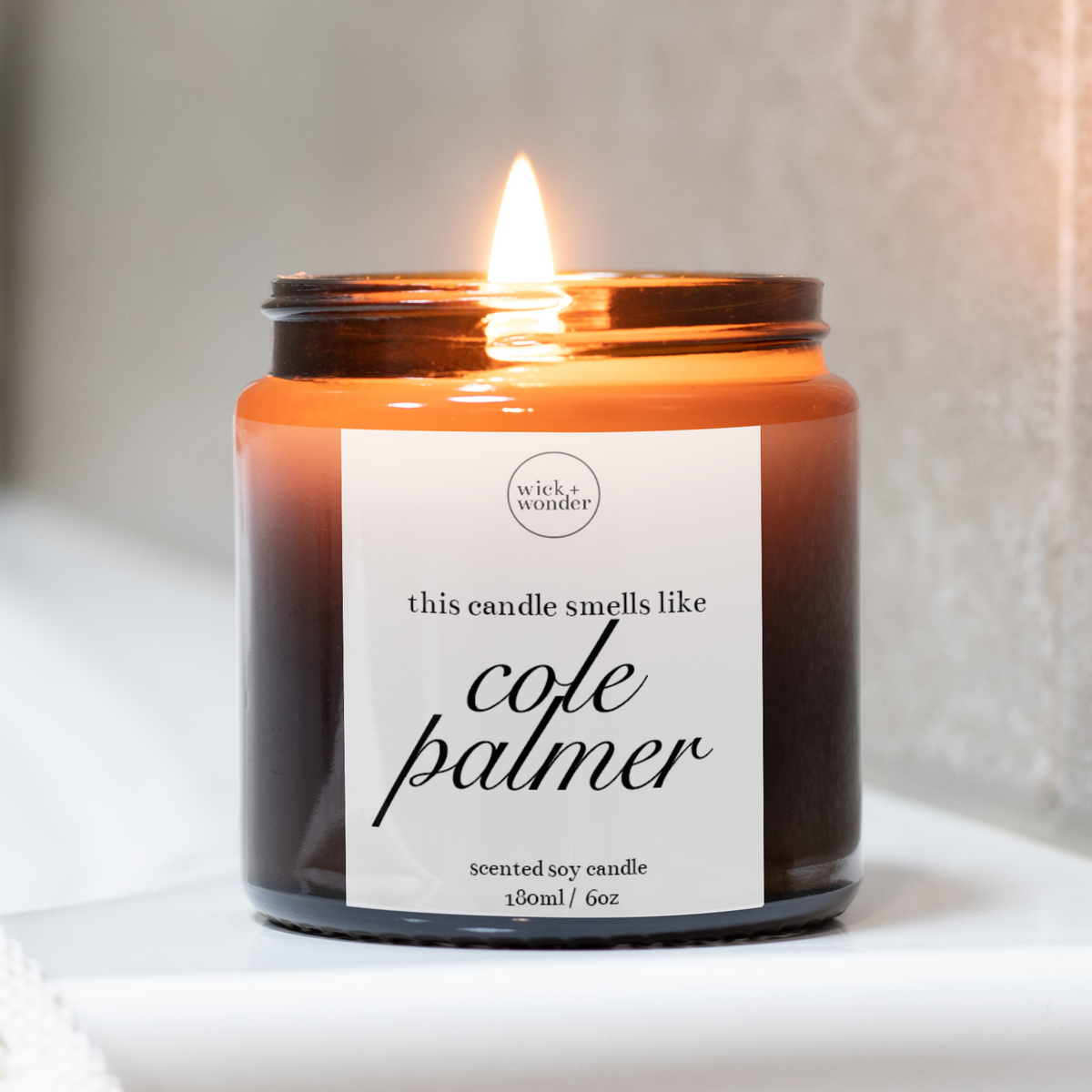 Smells Like Cole Palmer Candle, Football Gifts