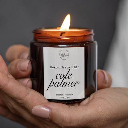 Smells Like Cole Palmer Candle, Football Gifts