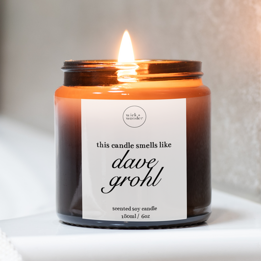 Smells Like Dave Grohl Candle, Dave Grohl Gifts