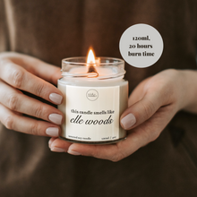 Load image into Gallery viewer, Smells Like Elle Woods Candle, Legally Blonde Gifts
