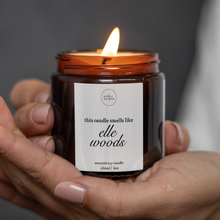Load image into Gallery viewer, Smells Like Elle Woods Candle, Legally Blonde Gifts
