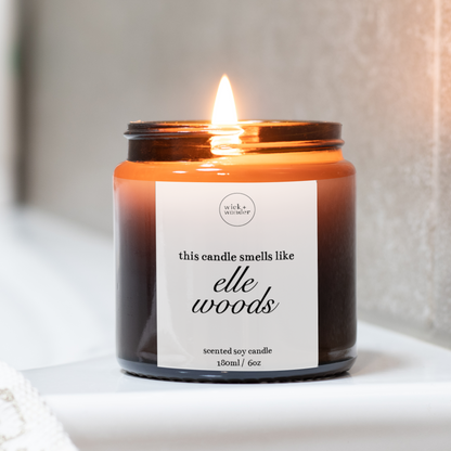Smells Like Elle Woods Candle, Legally Blonde Gifts