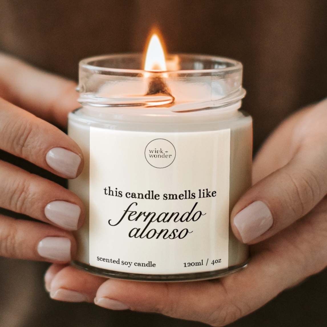 Smells Like Fernando Alonso Candle, Formula One Gifts