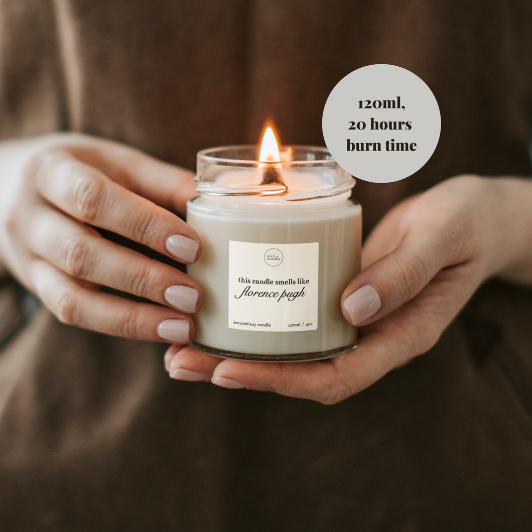 Smells Like Florence Pugh Candle, Florence Pugh Gifts