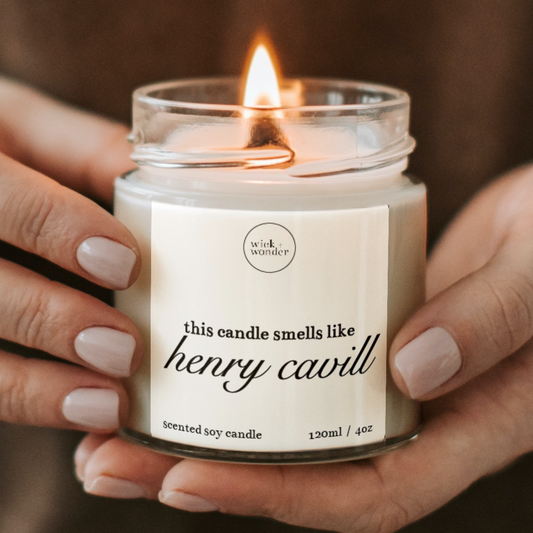 Smells Like Henry Cavill Candle, The Witcher Gifts, Celebrity Candles