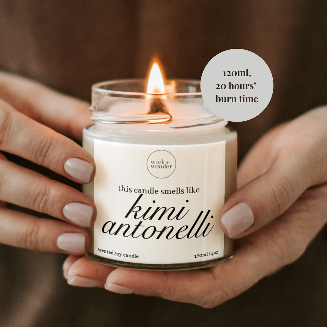 Kimi Antonelli Candle, Formula One Gifts