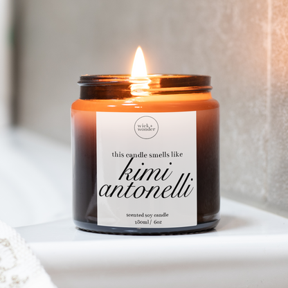 Kimi Antonelli Candle, Formula One Gifts