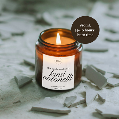 Kimi Antonelli Candle, Formula One Gifts