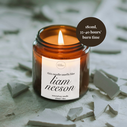 Liam Neeson Candle, Naked Gun Gifts