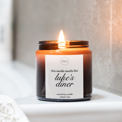 Luke's Diner Candle, Gilmore Girls Gifts, Gilmore Girls Candle