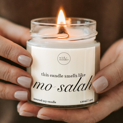 Mo Salah Candle, Liverpool Football Gifts