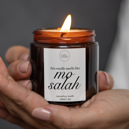 Mo Salah Candle, Liverpool Football Gifts