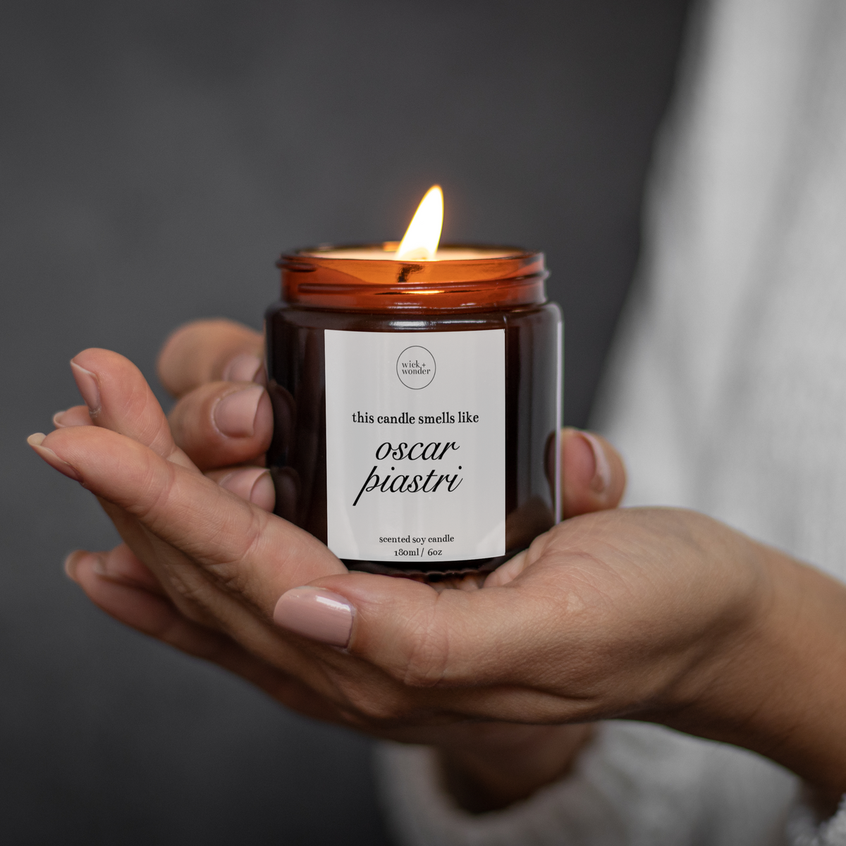 Oscar Piastri Candle, Formula One Gifts