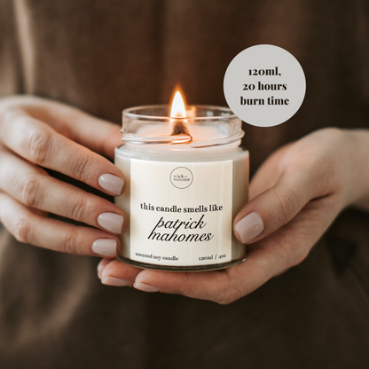 Patrick Mahomes Candle, NFL Gifts
