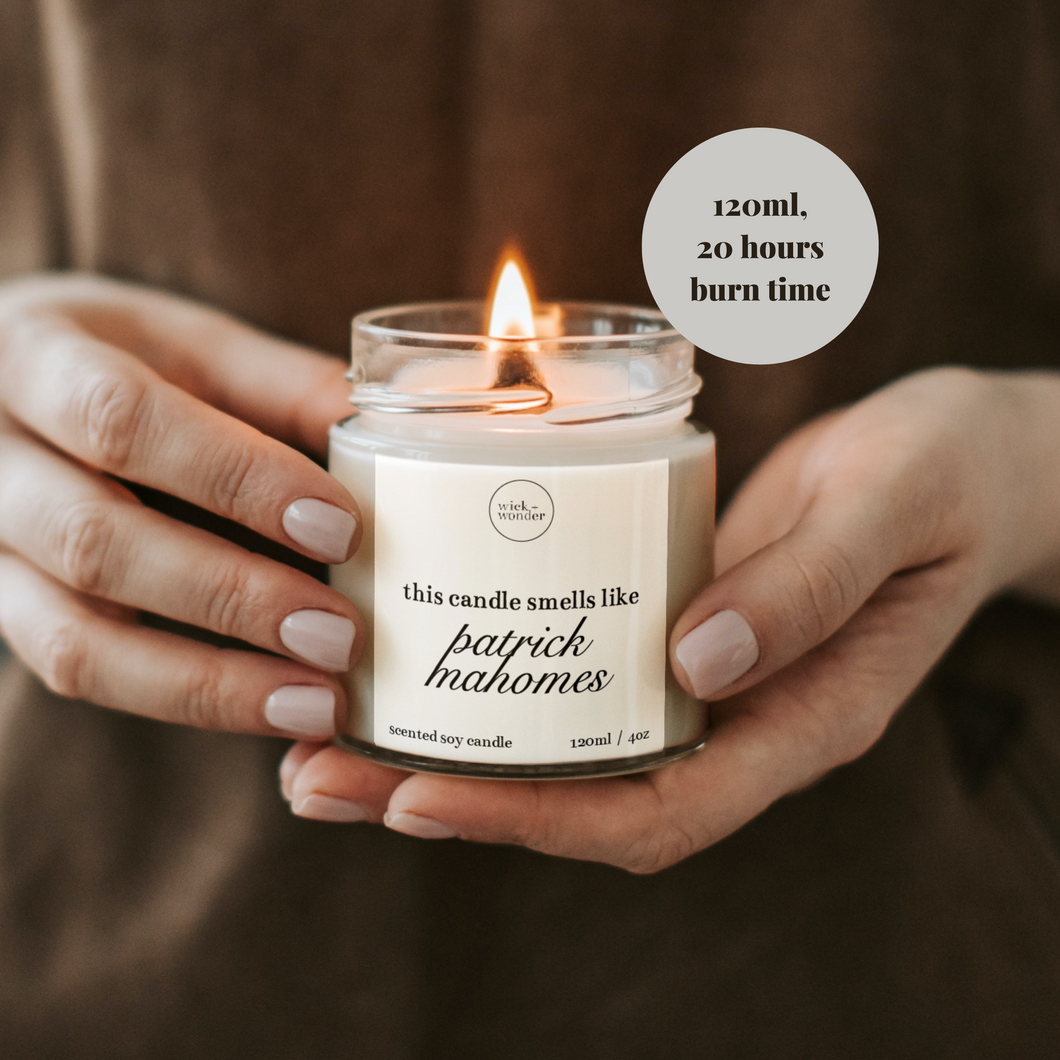 Patrick Mahomes Candle, NFL Gifts