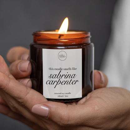 Smells Like Sabrina Carpenter Candle, Celebrity Candles