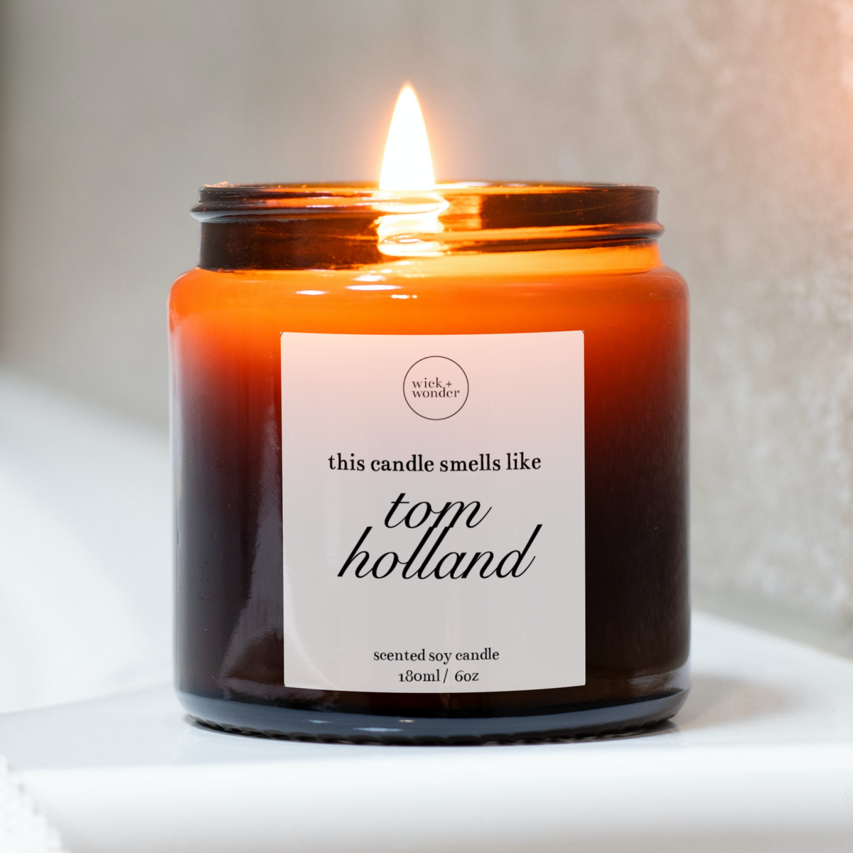 Tom Holland Candle, Spiderman Gifts