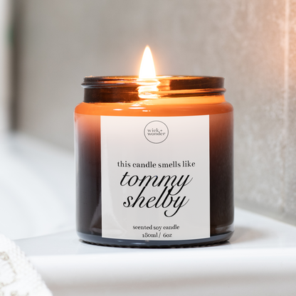 Tommy Shelby Candle, Peaky Blinders Gifts