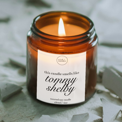 Tommy Shelby Candle, Peaky Blinders Gifts