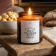 Load image into Gallery viewer, Married At First Sight Gifts, Watching MAFS Again Candle
