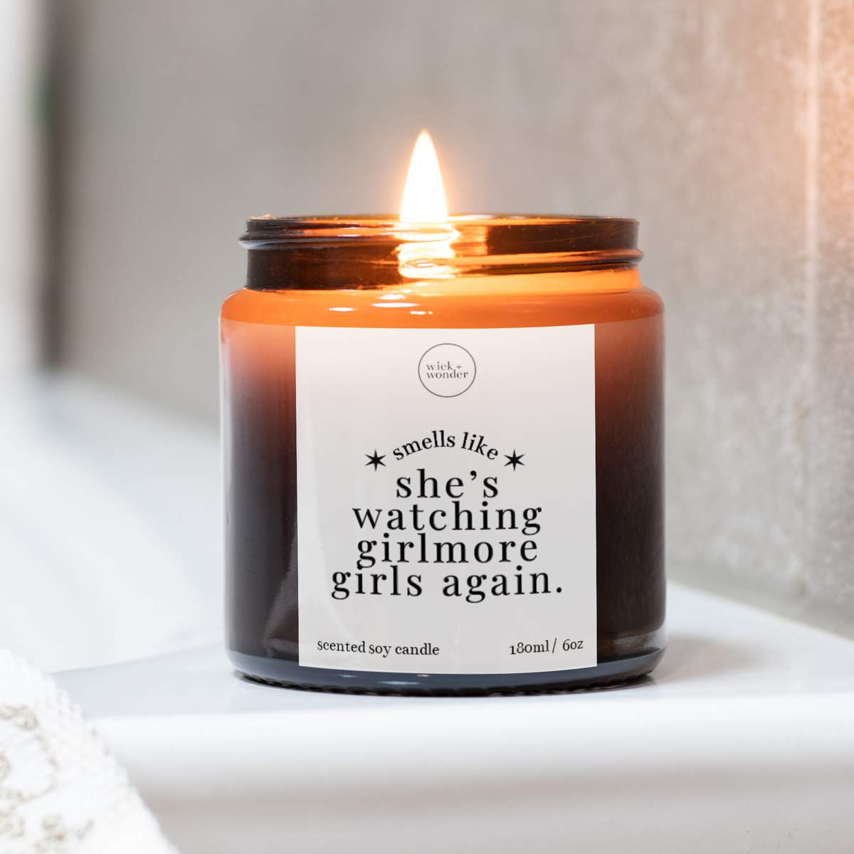 Watching Gilmore Girls Again Candle, Autumn Gifts