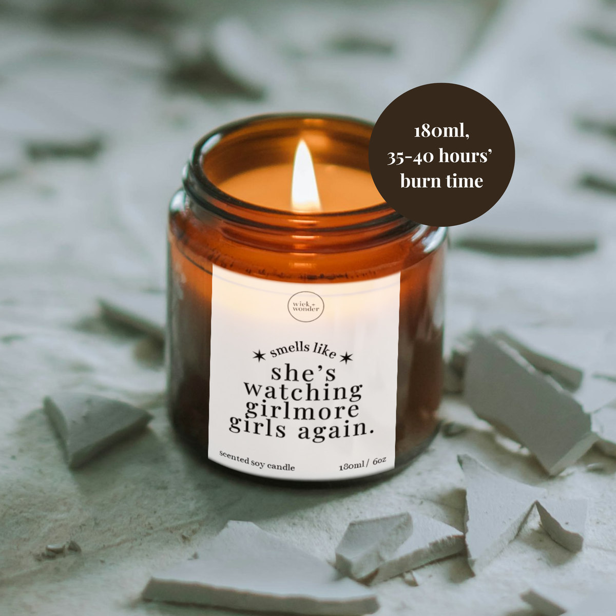 Watching Gilmore Girls Again Candle, Autumn Gifts