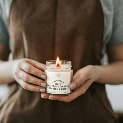 Heated Rivalry Gifts, Watching Heated Rivalry Again Candle