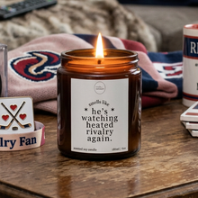 Load image into Gallery viewer, Heated Rivalry Gifts, Watching Heated Rivalry Again Candle
